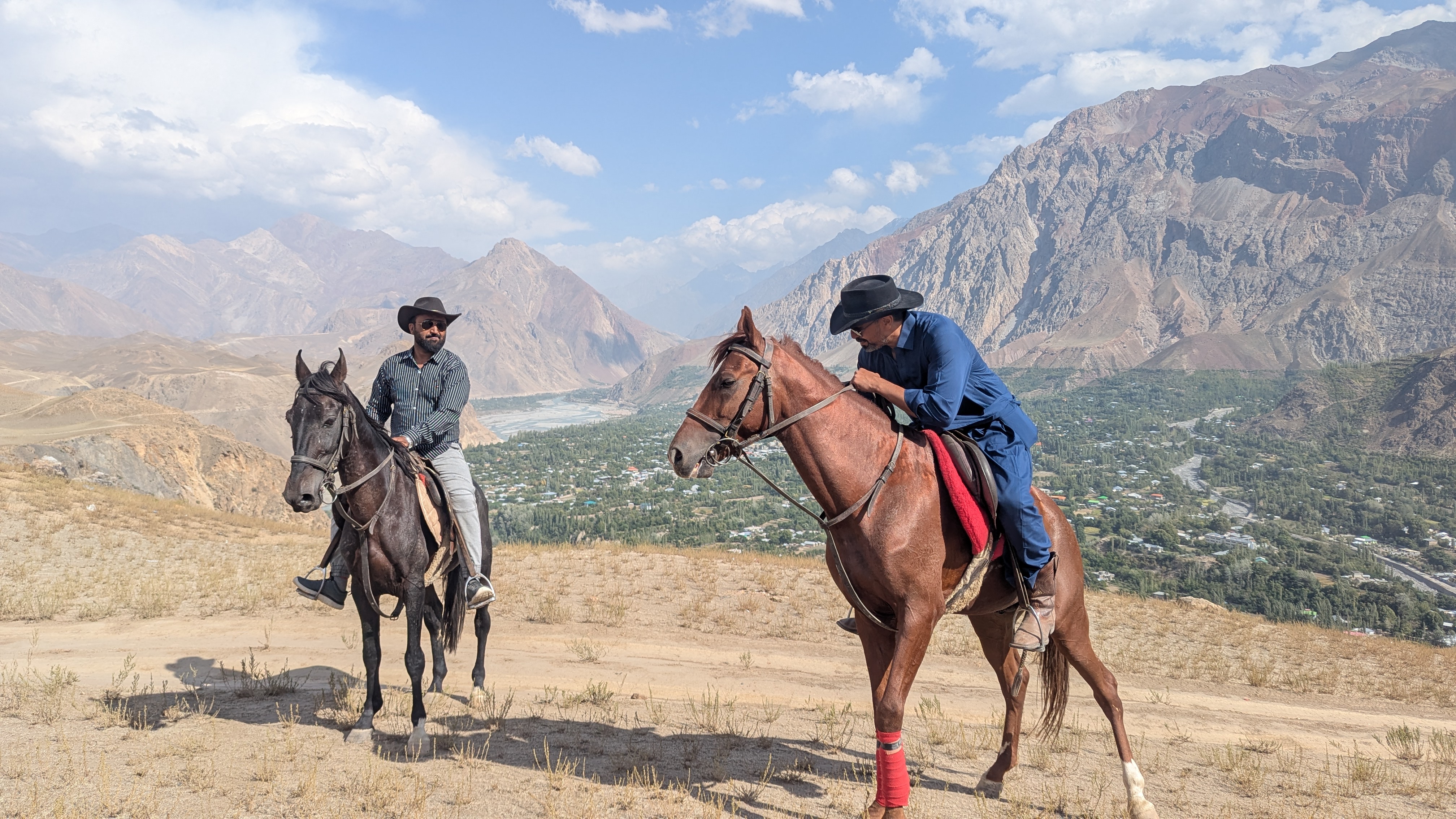 Endurance Ride Pakistan riders on trail