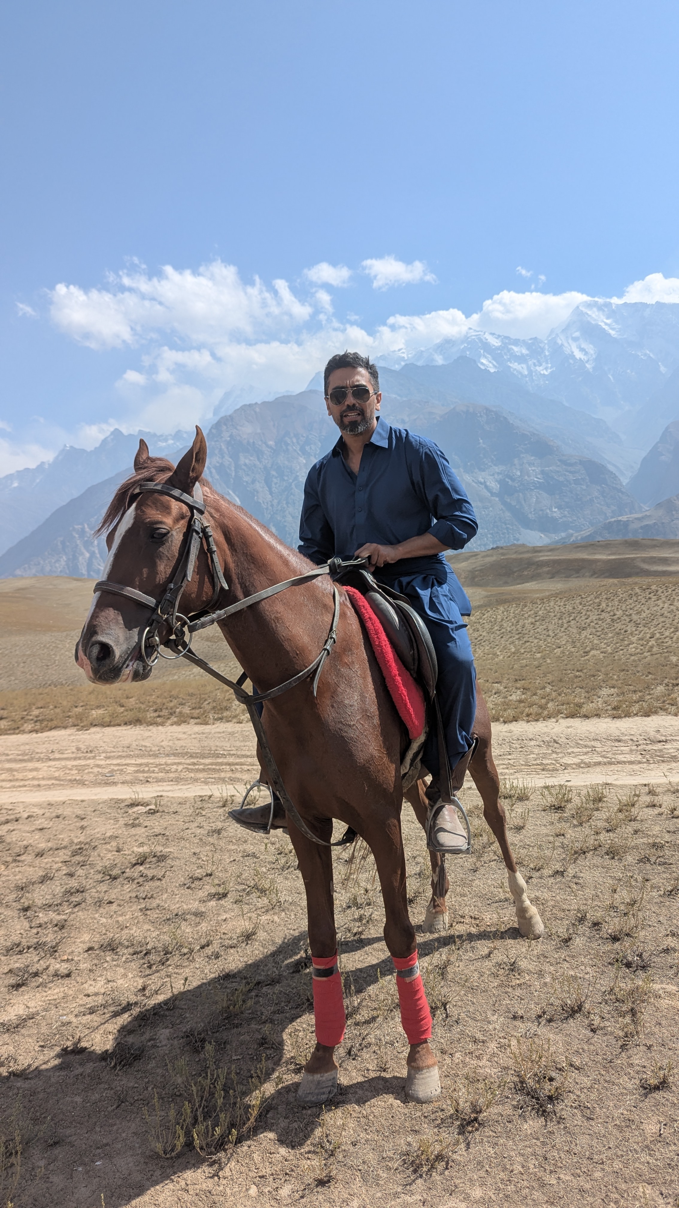 Nasir on horse